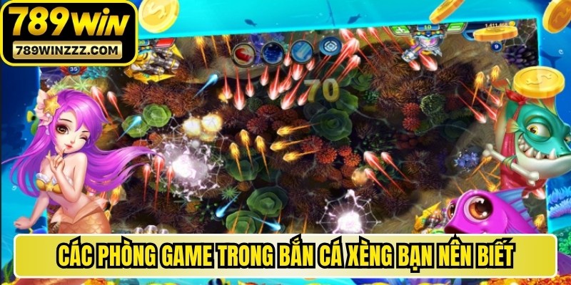 Các phòng game trong bắn cá xèng bạn nên biết
