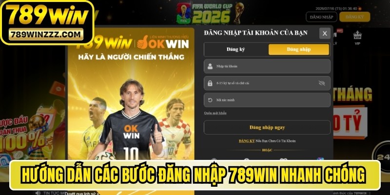 Hướng dẫn các bước đăng nhập 789WIN nhanh chóng nhất